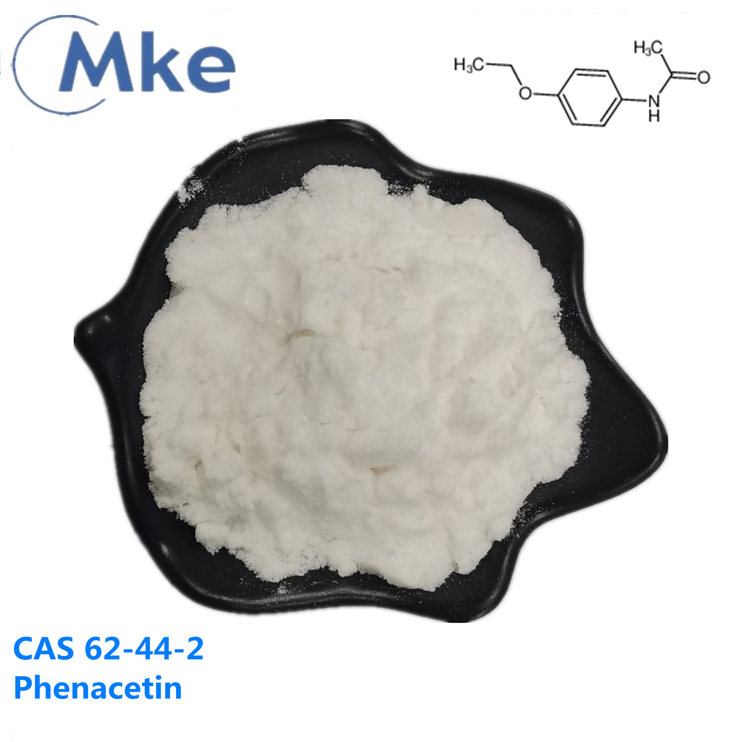 High quality phenacetin/ acetphenetidin cas 62-44-2 with large stock and low price