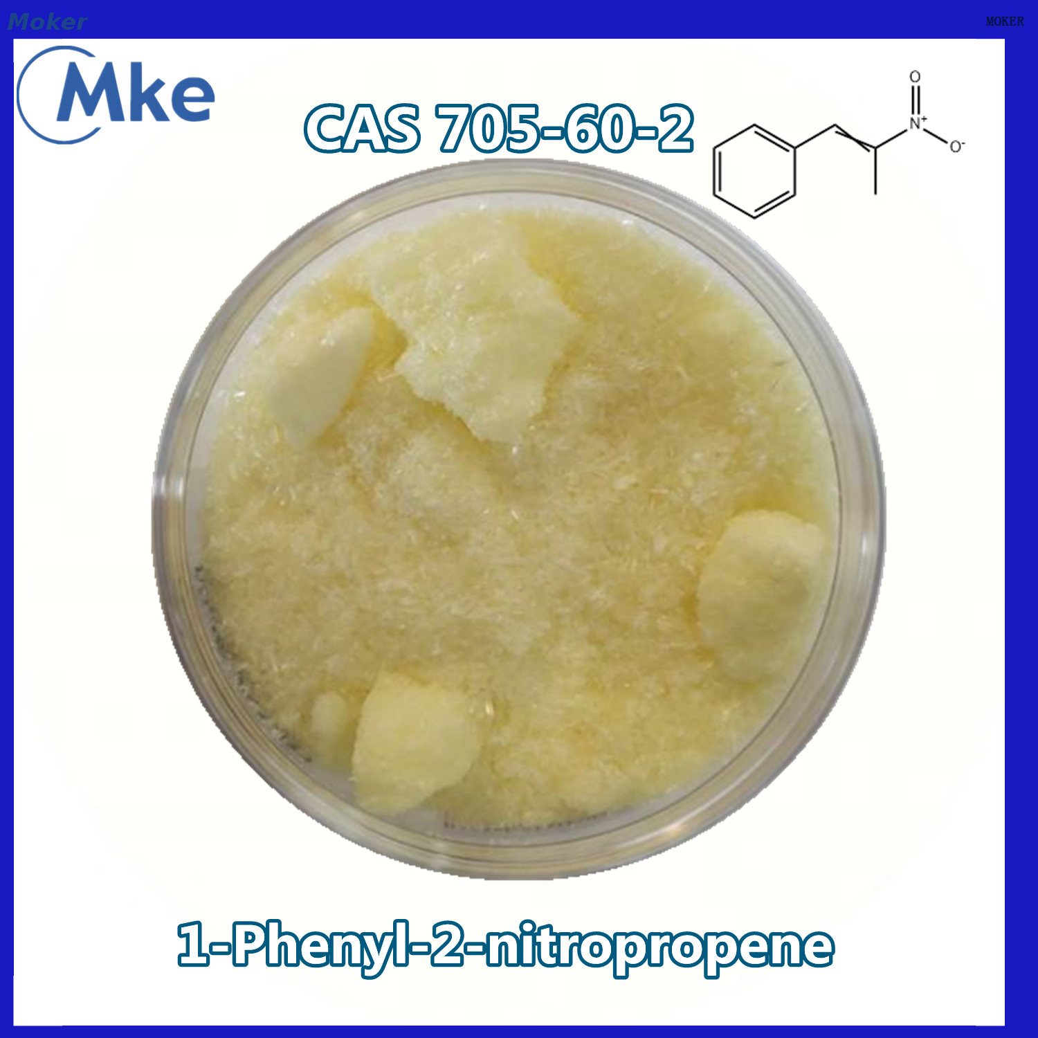 CAS 705-60-2 P2np 1-Phenyl-2-nitropropene yellow crystal powder