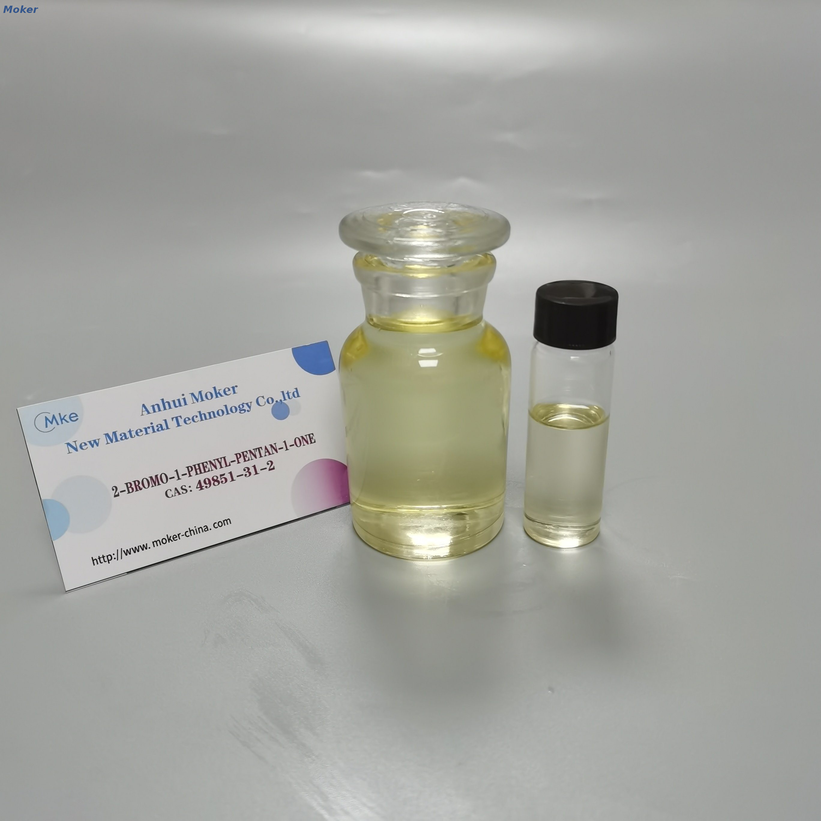 Yellow Liquid α-Bromovalerophenone Pharmaceutical Intermediate CAS 49851-31-2